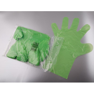 PE handschuhe Grün á100st.